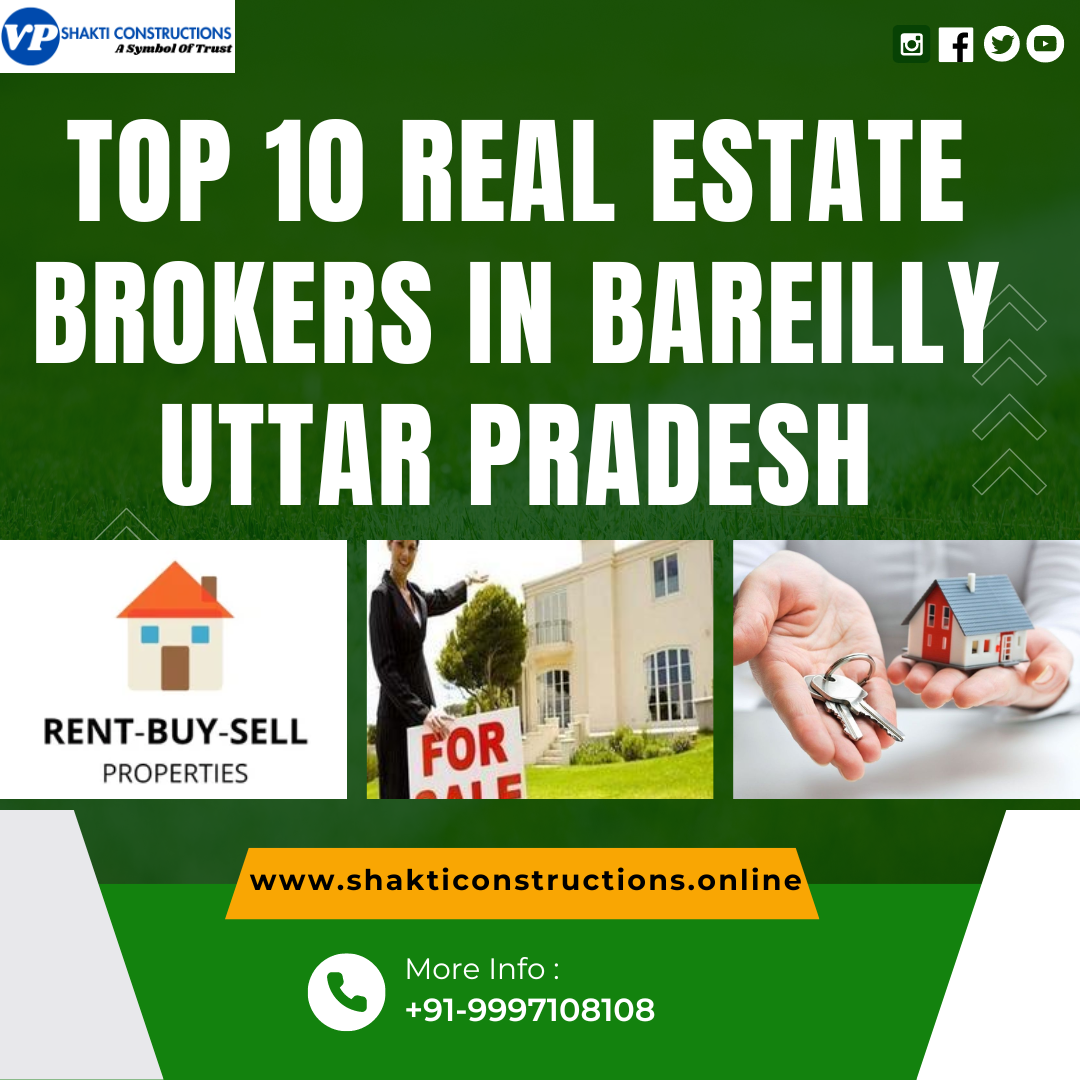 Top 10 Real Estate Brokers in Bareilly, Uttar Pradesh